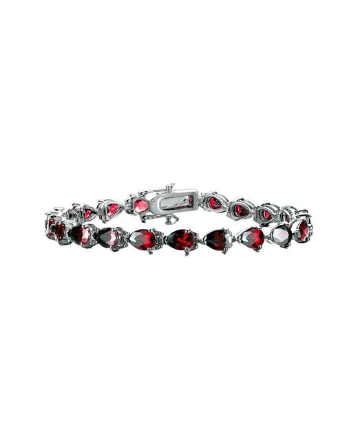 Genevive Jewelry White Cz Tennis Bracelet
