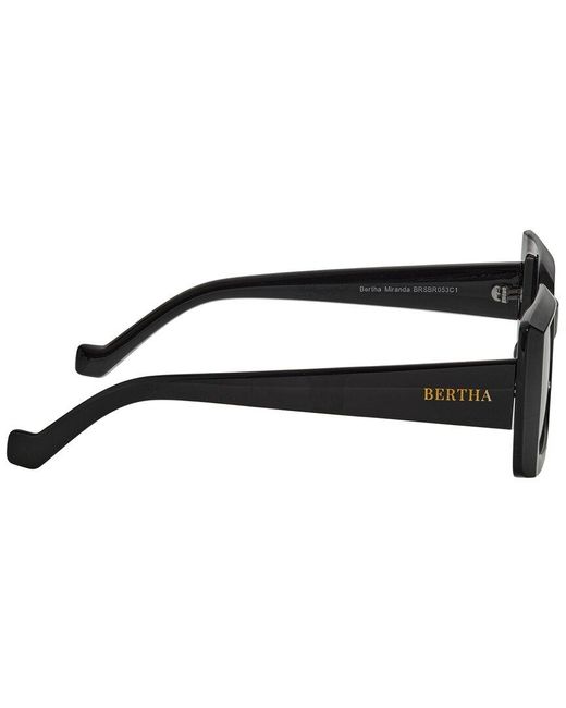 Bertha Black Brsbr053C1 51Mm Polarized Sunglasses