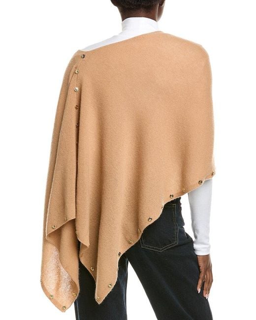Hannah Rose Black Button Cashmere Topper