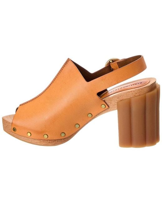 Stella McCartney Brown Platform Sandal
