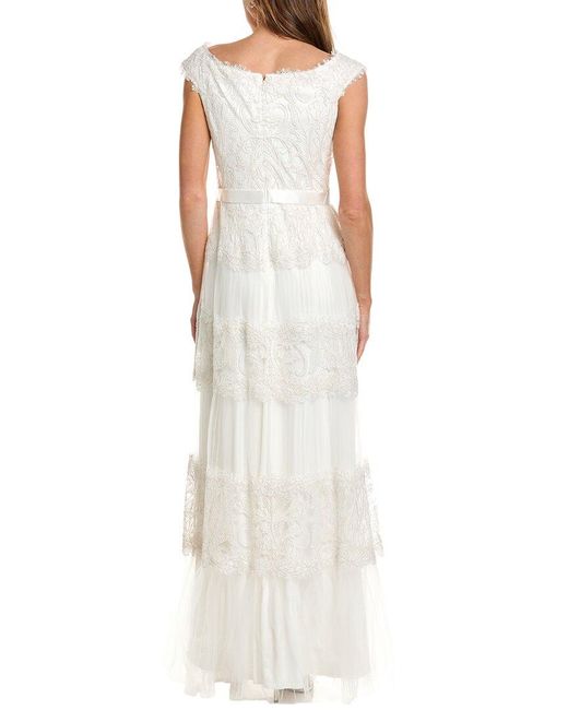 Tadashi shoji white dress on sale