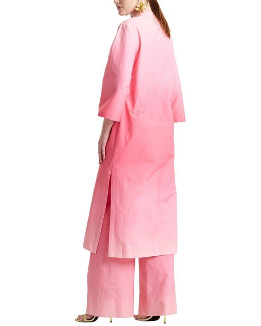 Natori Pink Mandarin Tunic