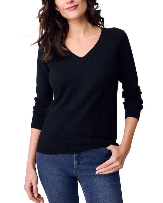 J.McLaughlin Blue Maye Cashmere Sweater