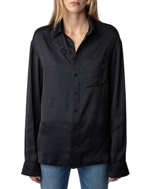 Zadig & Voltaire Black Tyrone Top