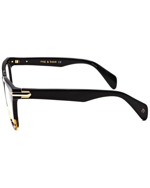 Rag & Bone Black 52Mm Optical Frames