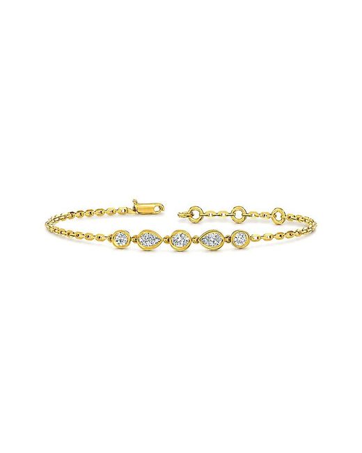 Lab Grown Diamonds White 14K 0.62 Ct. Tw. Lab-Grown Diamond Tennis Bracelet
