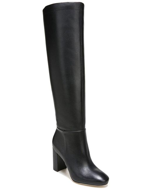 Vince Bexley Leather High Shaft Boot in Black | Lyst