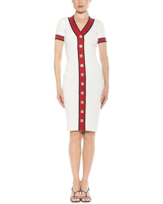 Alexia Admor White Otto Shirtdress