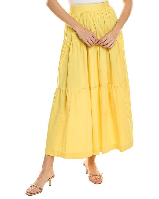 Staud Yellow Sea Skirt