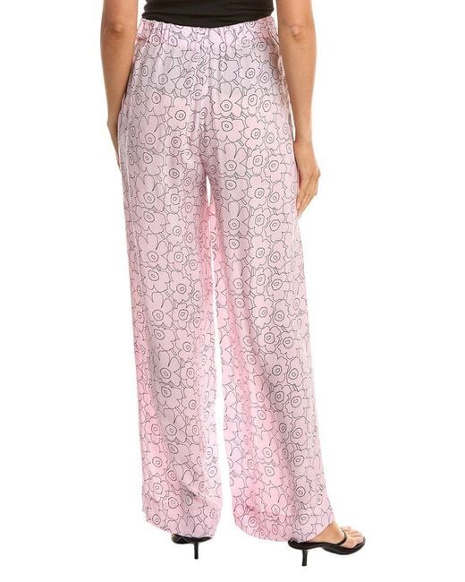 Marimekko Pink Oanet Piirto Unikko Pant