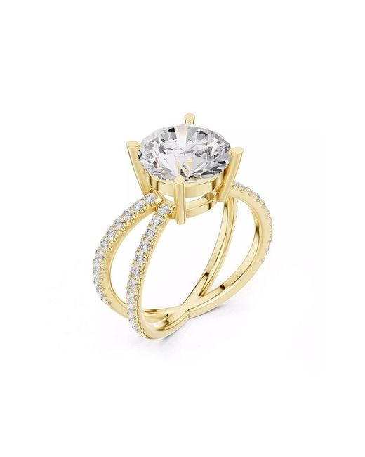 Lab Grown Diamonds White 14K 4.00 Ct. Tw. Lab-Grown Diamond Ring