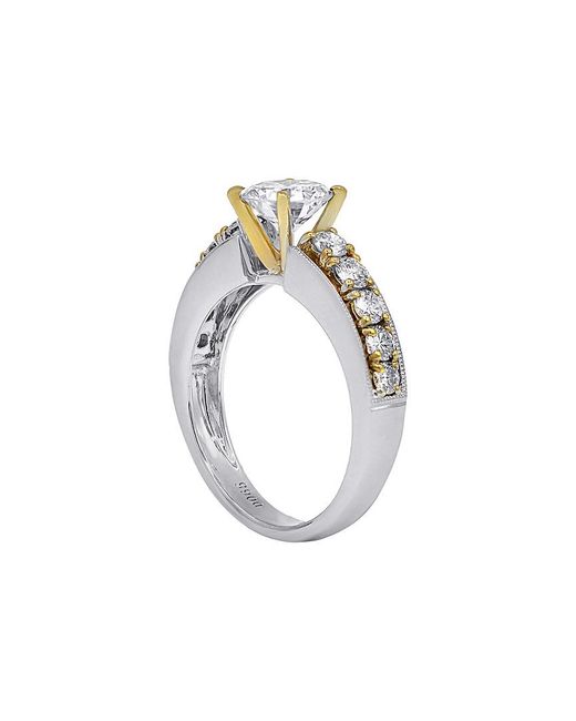 Diana M White Fine Jewelry 18k Two-tone 1.76 Ct. Tw. Diamond Ring