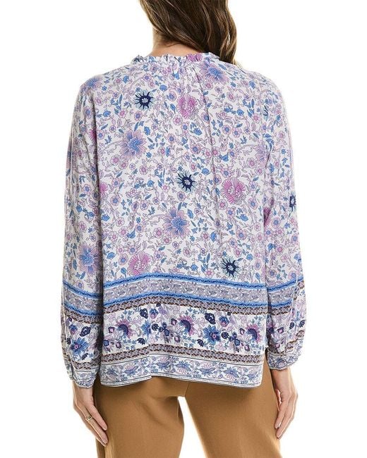 Walker & Wade Blue Walker&Wade Eloise Top