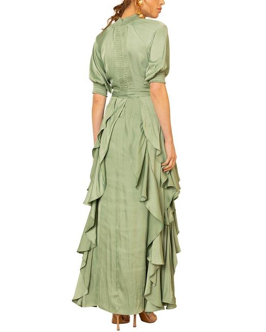 Hale Bob Green Clare Maxi Dress