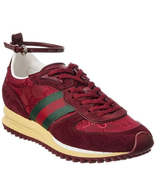 Gucci Multicolor Re-Motion Gg Nylon & Suede Sneaker