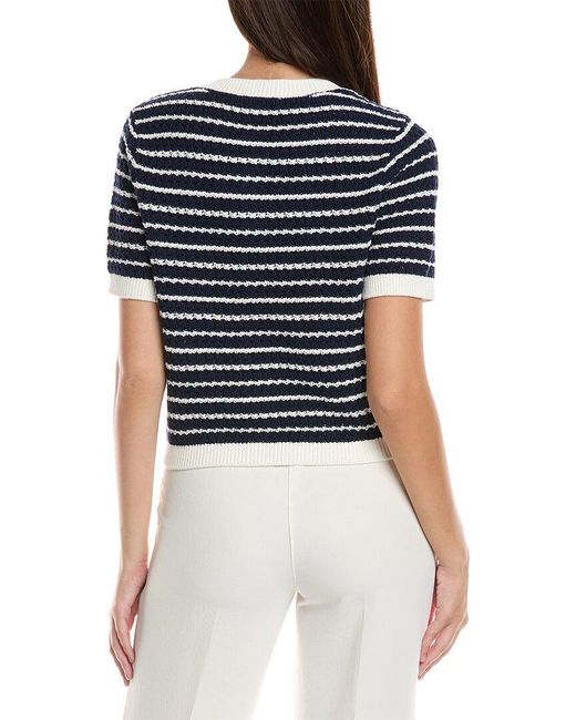 Nanette Lepore Blue Knit Cardigan