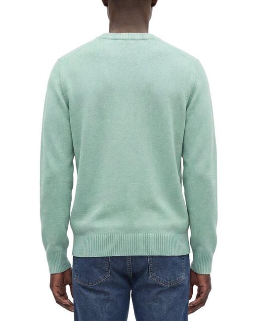 Vince Green Wool & Cashmere-Blend Crewneck Sweater for men