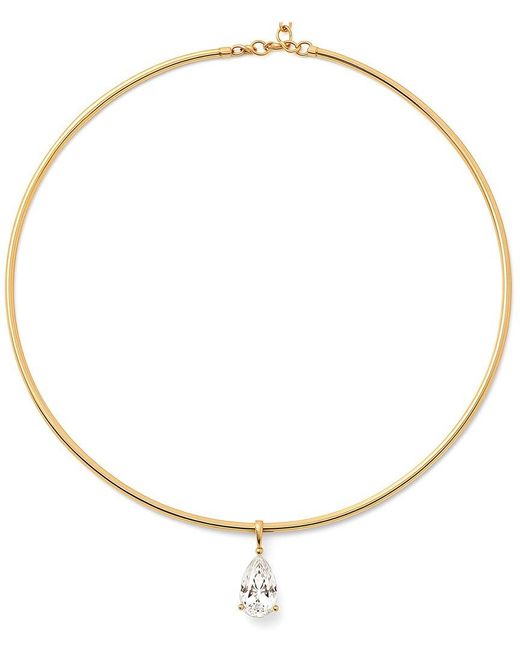 Prince Diamond & Jewelry Natural 14k 3.52 Ct. Tw. Lab-grown Diamond Pendant Collar