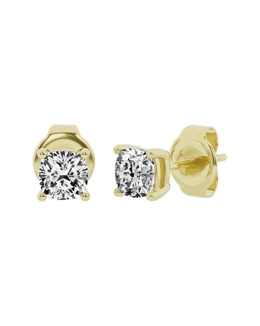 Lab Grown Diamonds Metallic 14K 1.50 Ct. Tw. Lab-Grown Diamond Studs