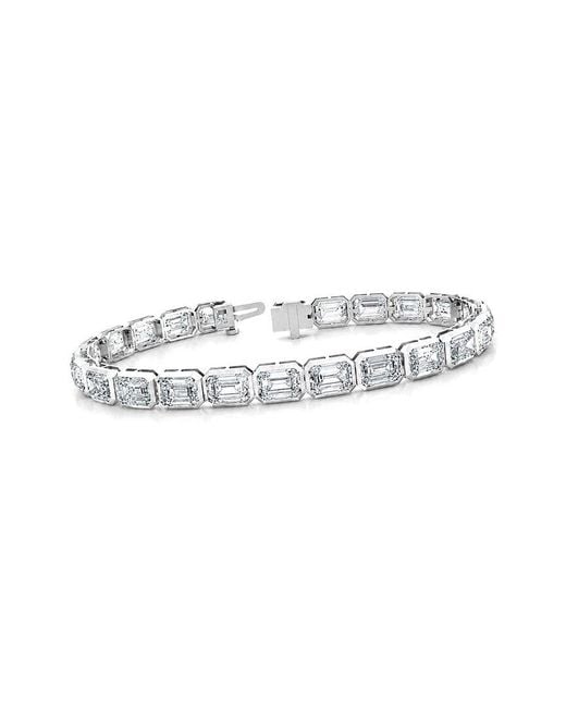 Lab Grown Diamonds White 14K 17.76 Ct. Tw. Lab-Grown Diamond Tennis Bracelet