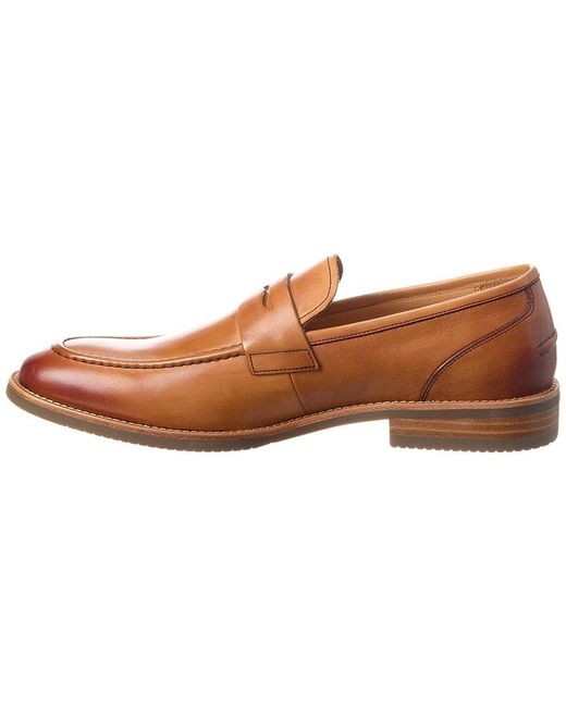 Warfield & Grand Brown Cary Leather Loafer for men