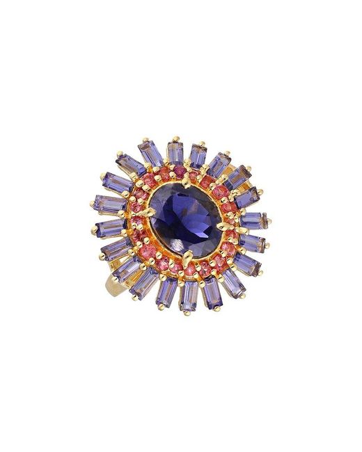 TIRAMISU White 14k Over Silver 5.10 Ct. Tw. Gemstone Ring