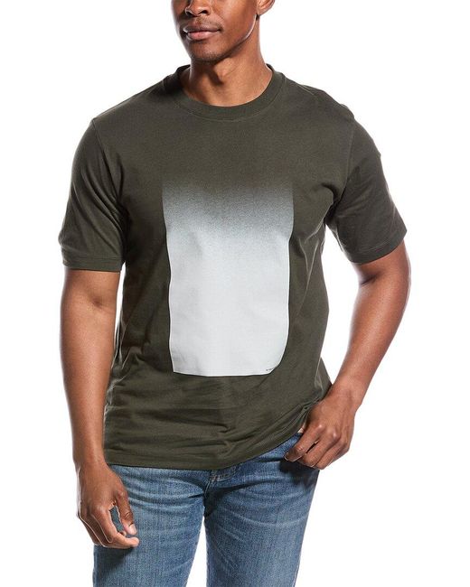 Theory Gray Small Window T-shirt for men