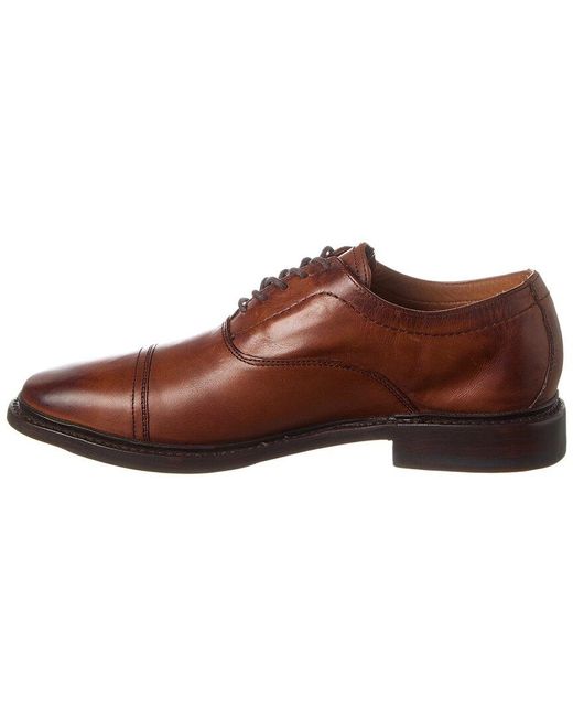 Frye Brown Paul Bal Leather Oxford for men