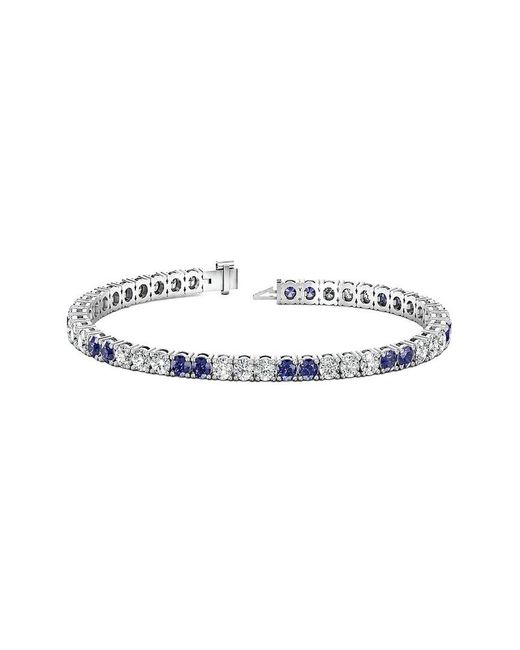 Lab Grown Diamonds White 14K.16 Ct. Tw. Lab-Grown Diamond Tennis Bracelet