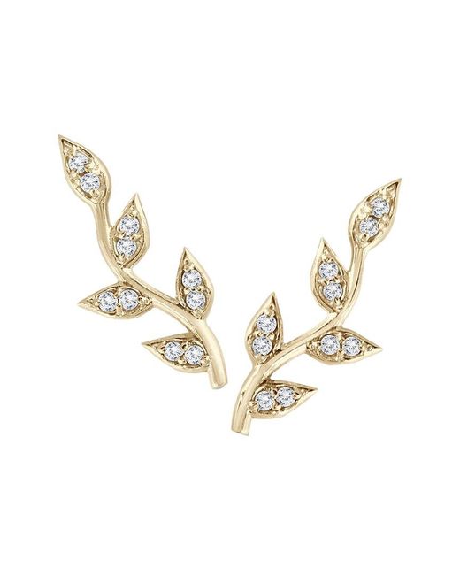 Diamond Select Cuts Metallic Prong-Set Diamond Drop Earrings