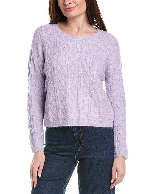 Cece Red Cable Stitch Sweater