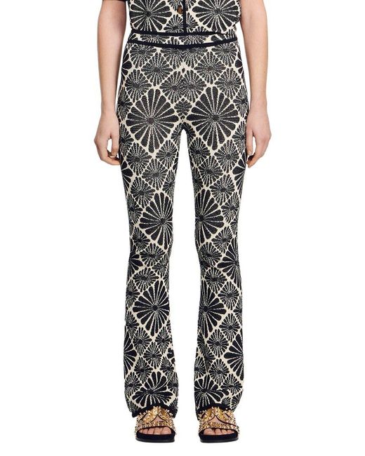 Sandro Black Pyramide Pant