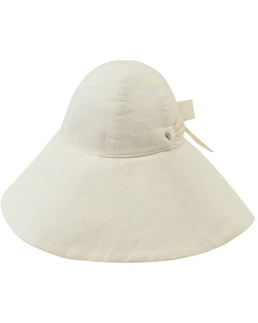Helen Kaminski White Sarin Hat
