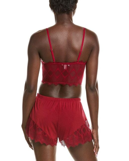Cosabella Red Allure Sleep Cami Boxer Set