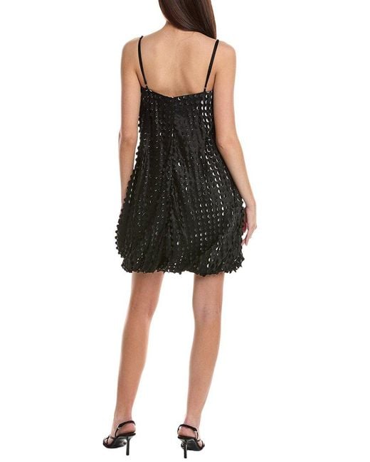 Helmut Lang Black Bubble Mini Dress