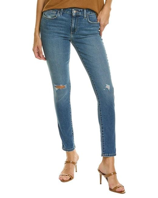 Joe's Jeans Blue Petal Curvy Skinny Ankle Jean