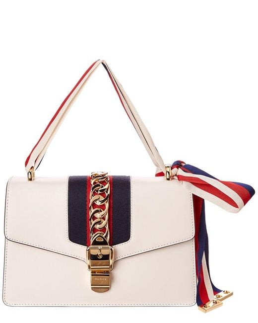 Gucci Pink Sylvie Leather Shoulder Bag