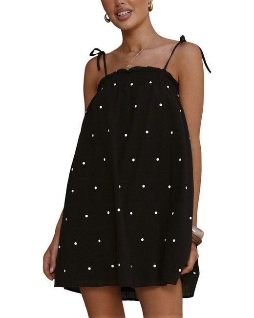 LOEY Black Mini Dress