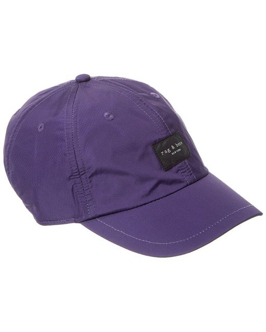 Rag & Bone Purple Addison Baseball Cap