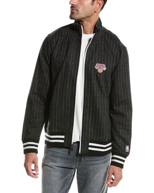Todd Snyder Black X Nba Knicks Wool-blend Track Jacket for men