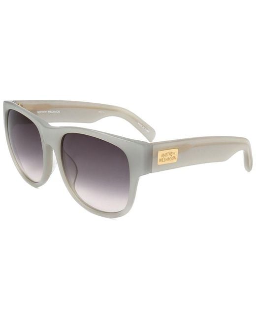 Linda Farrow White Matthew Williamson By Linda Farrow Mw17 64Mm Sunglasses