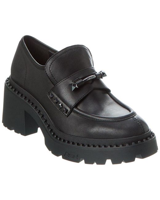 Ash Black Nelson Jack Leather Loafer