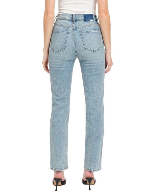 Daze Denim Blue Smarty Pants Wink High Rise Slim Straight Jean