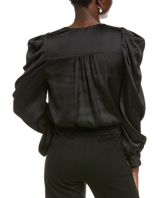 Ramy Brook Black Mammie Blouse
