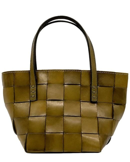 Dragon Diffusion Green Japan Mini Leather Tote