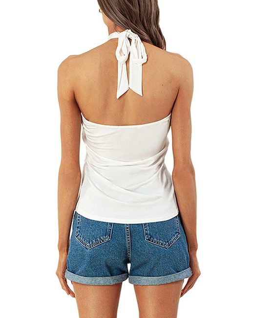 Hale Bob White Halter Top