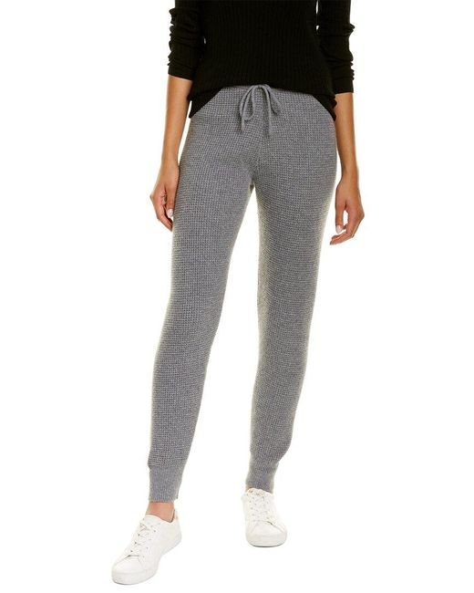 theory arleena cashmere knit joggers