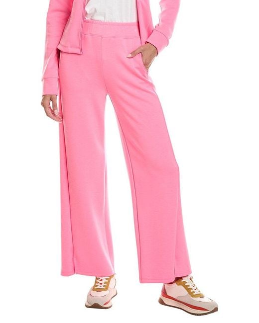 Vintage Havana Pink Cloud Fleece Wide Leg Pant
