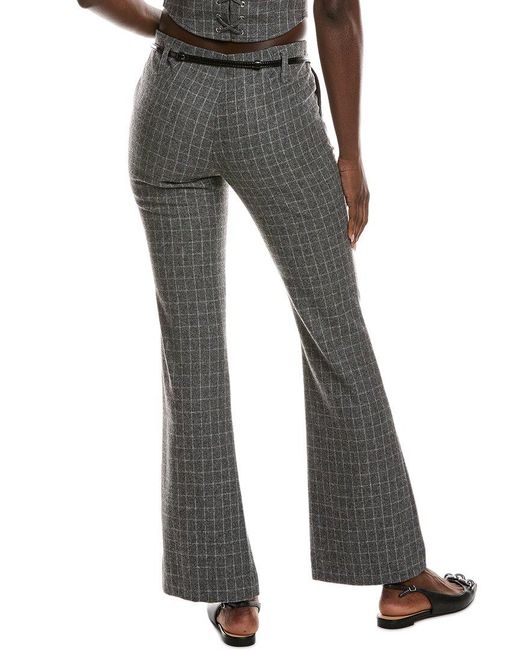 Maje Gray Woven Trouser