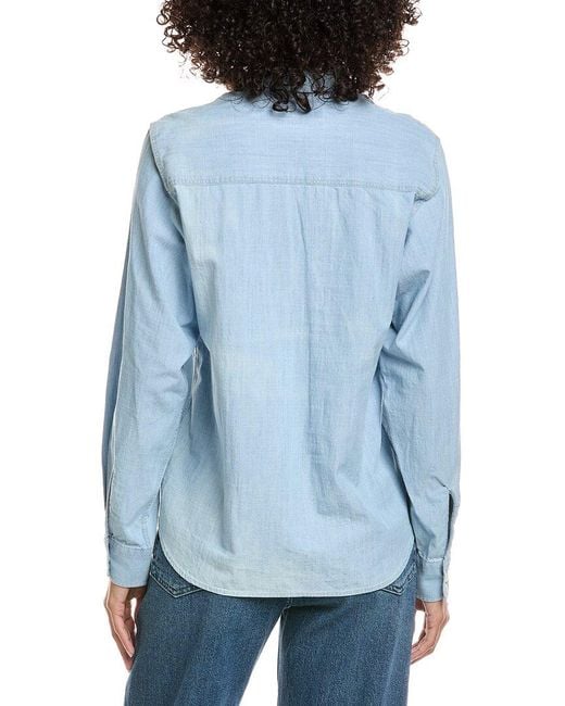 Officine Generale Blue Officine Generale Elena Chambray Shirt